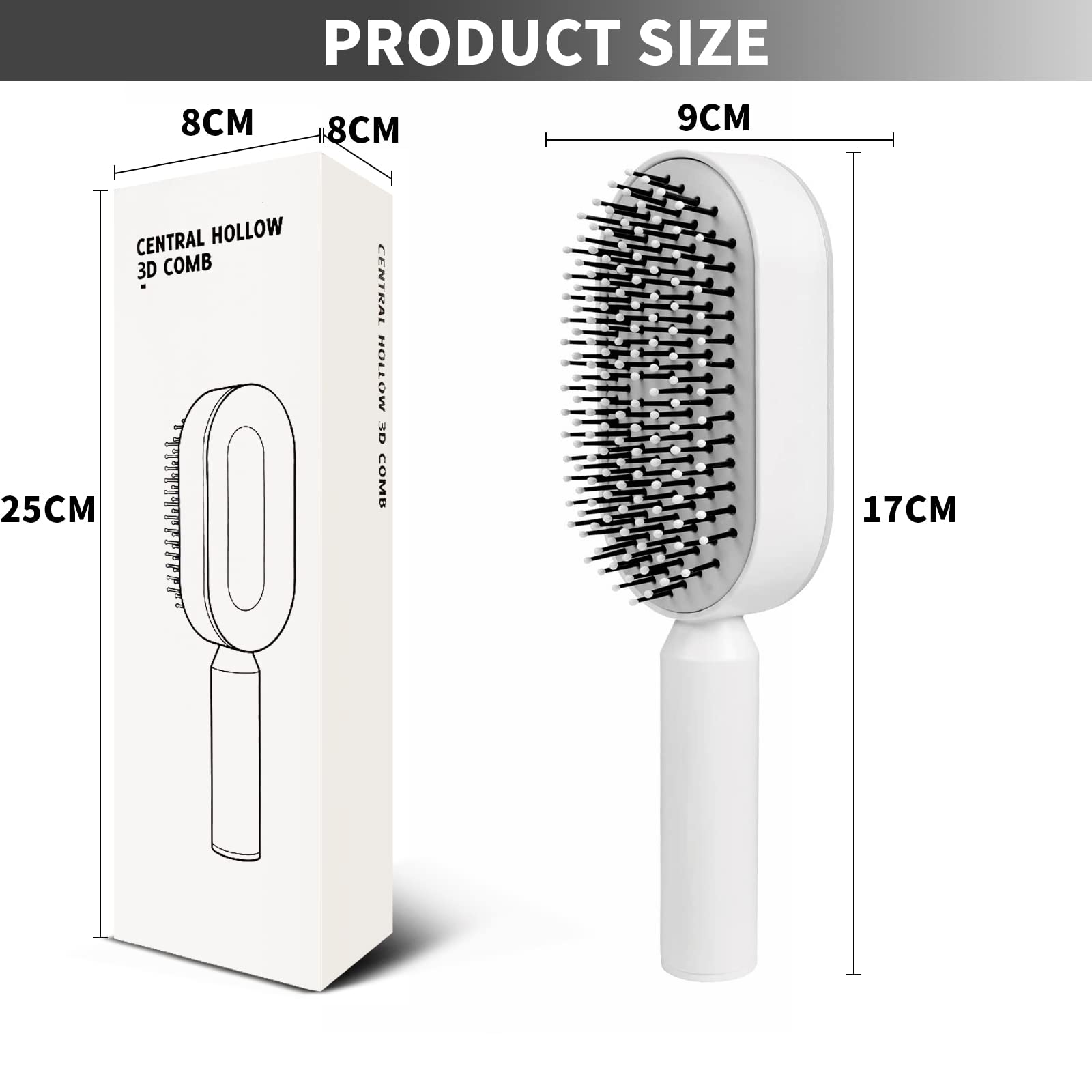 Self Cleaning Hair Brush