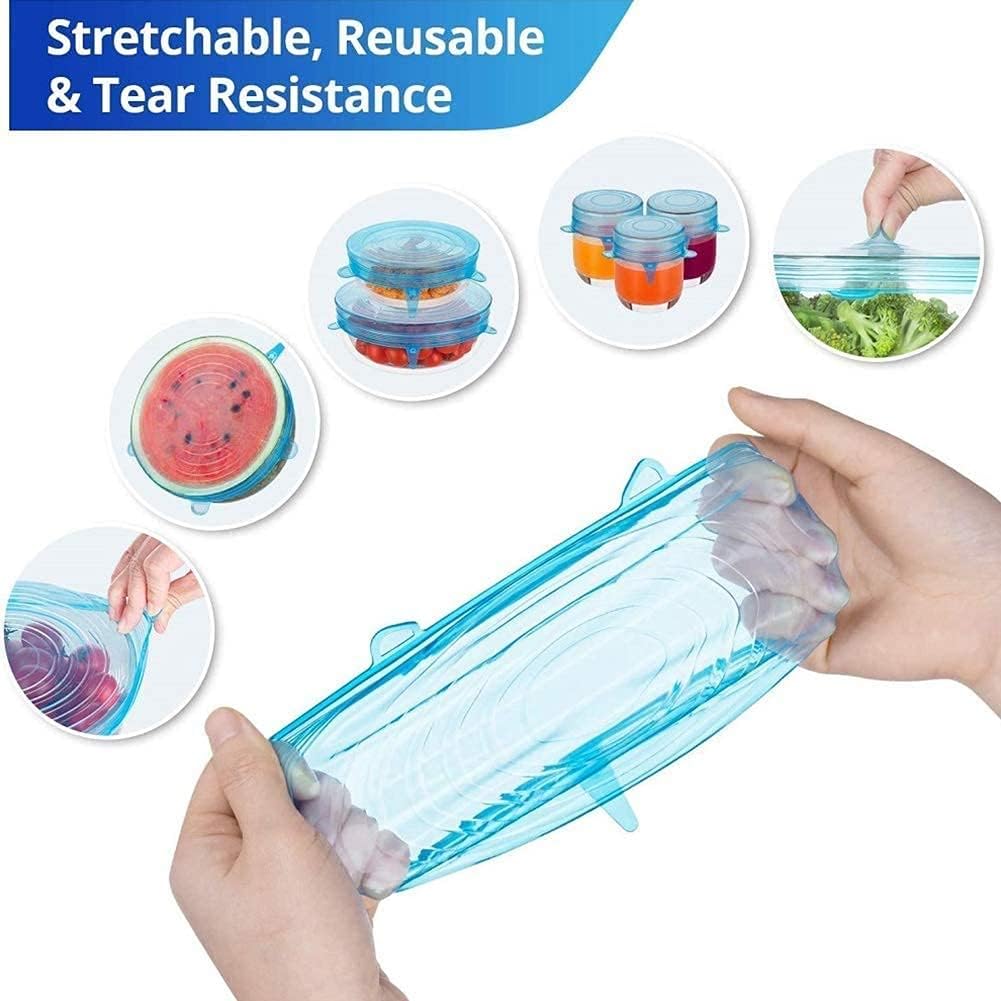 Silicone Stretch Lids (Set of 6)