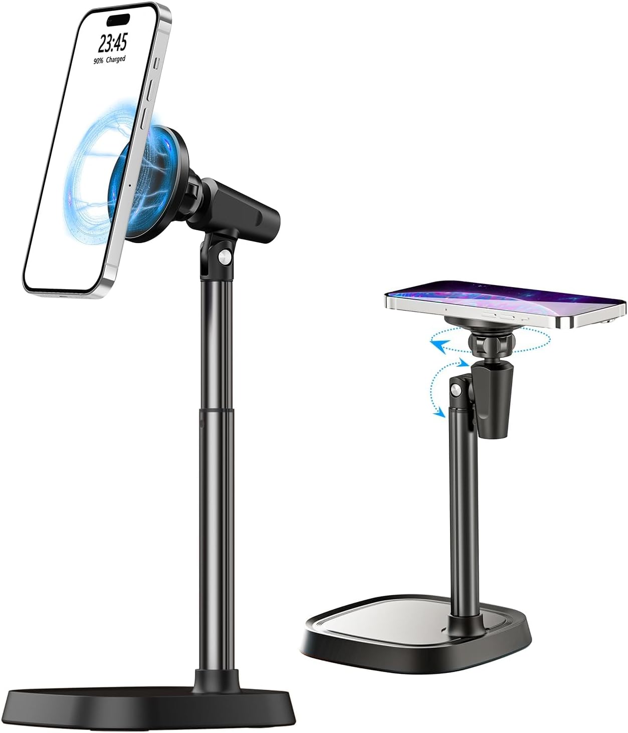 Rotating Magnetic Desk Phone Holder