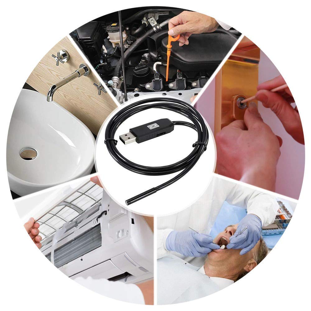 Endoscope Camera with Adjustable LED