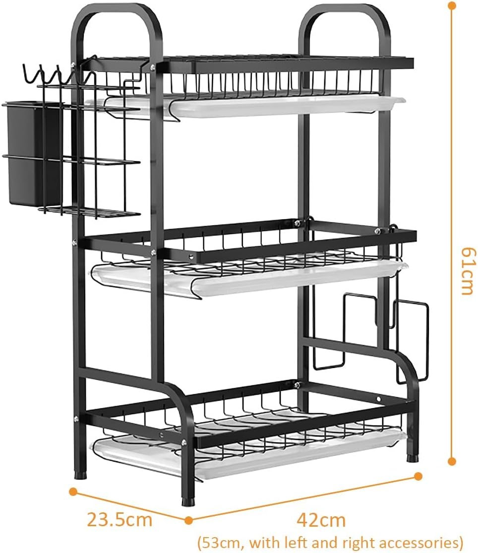 3 Layers Dish Drying Rack