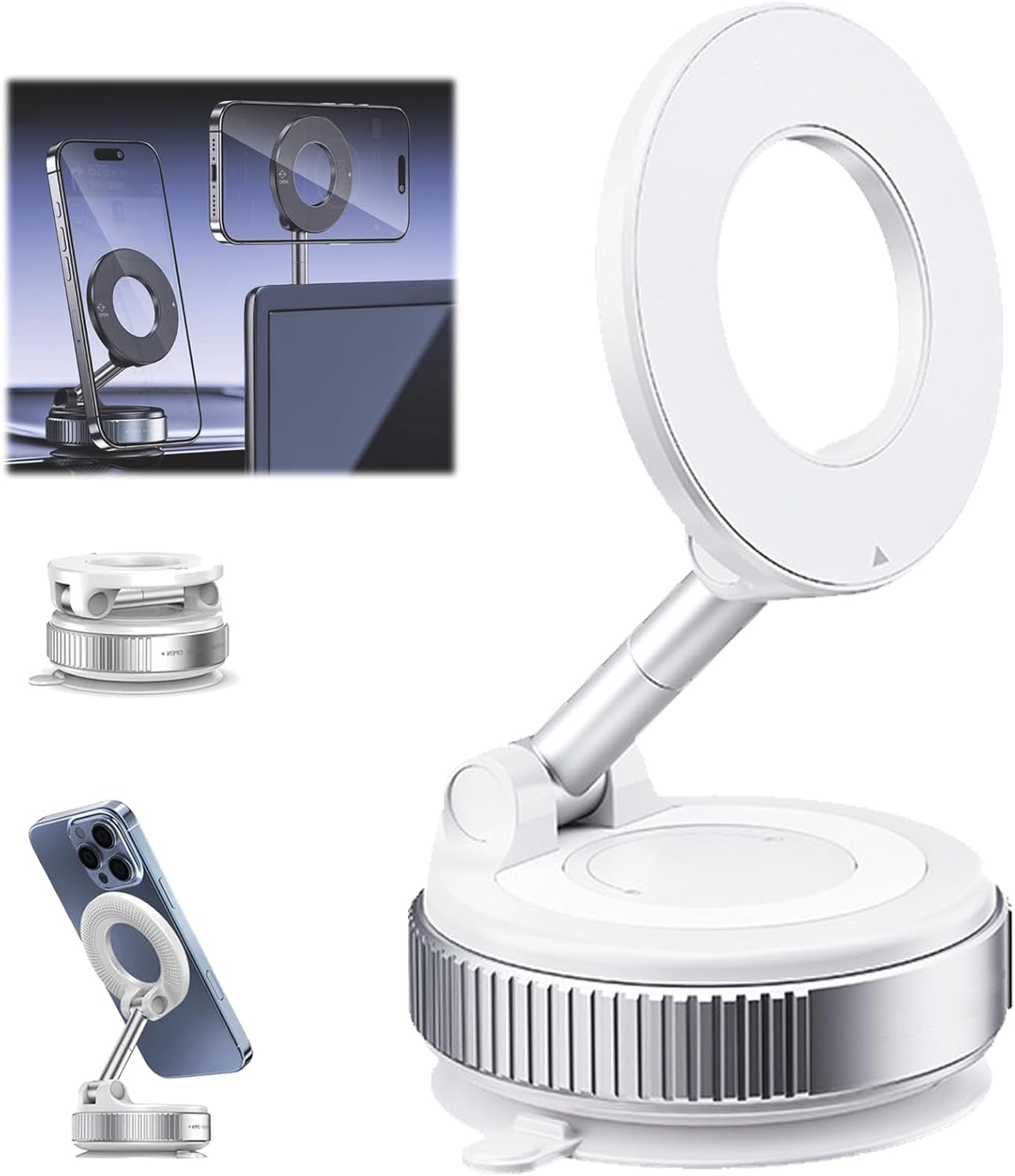 Magnetic foldable holder