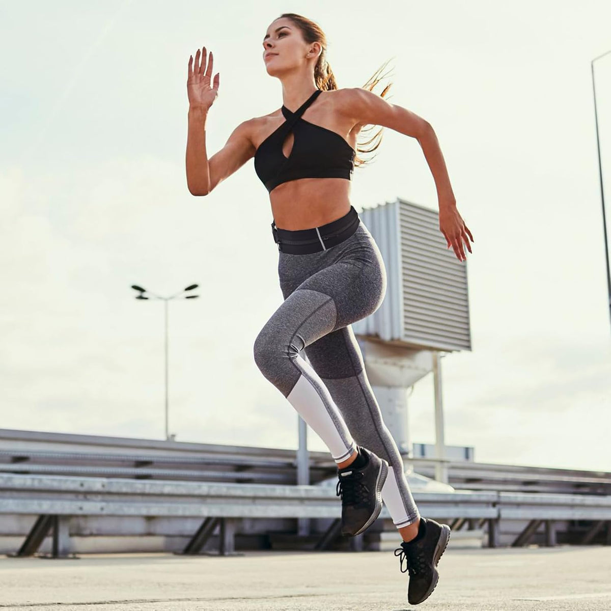 Reflective Running Belt with Adjustable Strap
