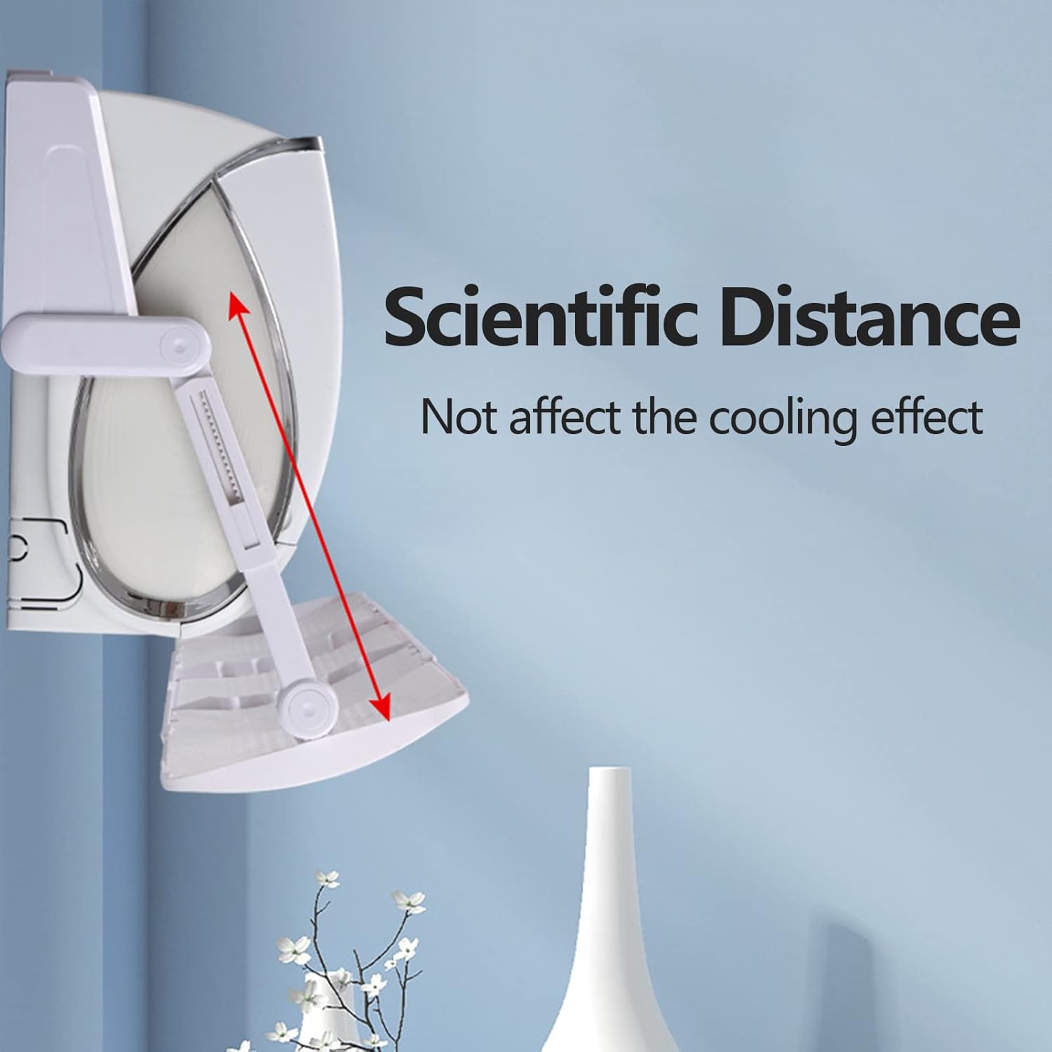 Rotatable AC Wind Deflector