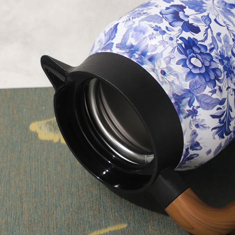 Vintage Floral Thermos with Infuser