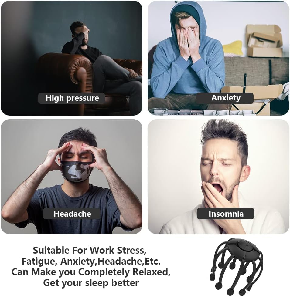 360° Electric Scalp Head Massager