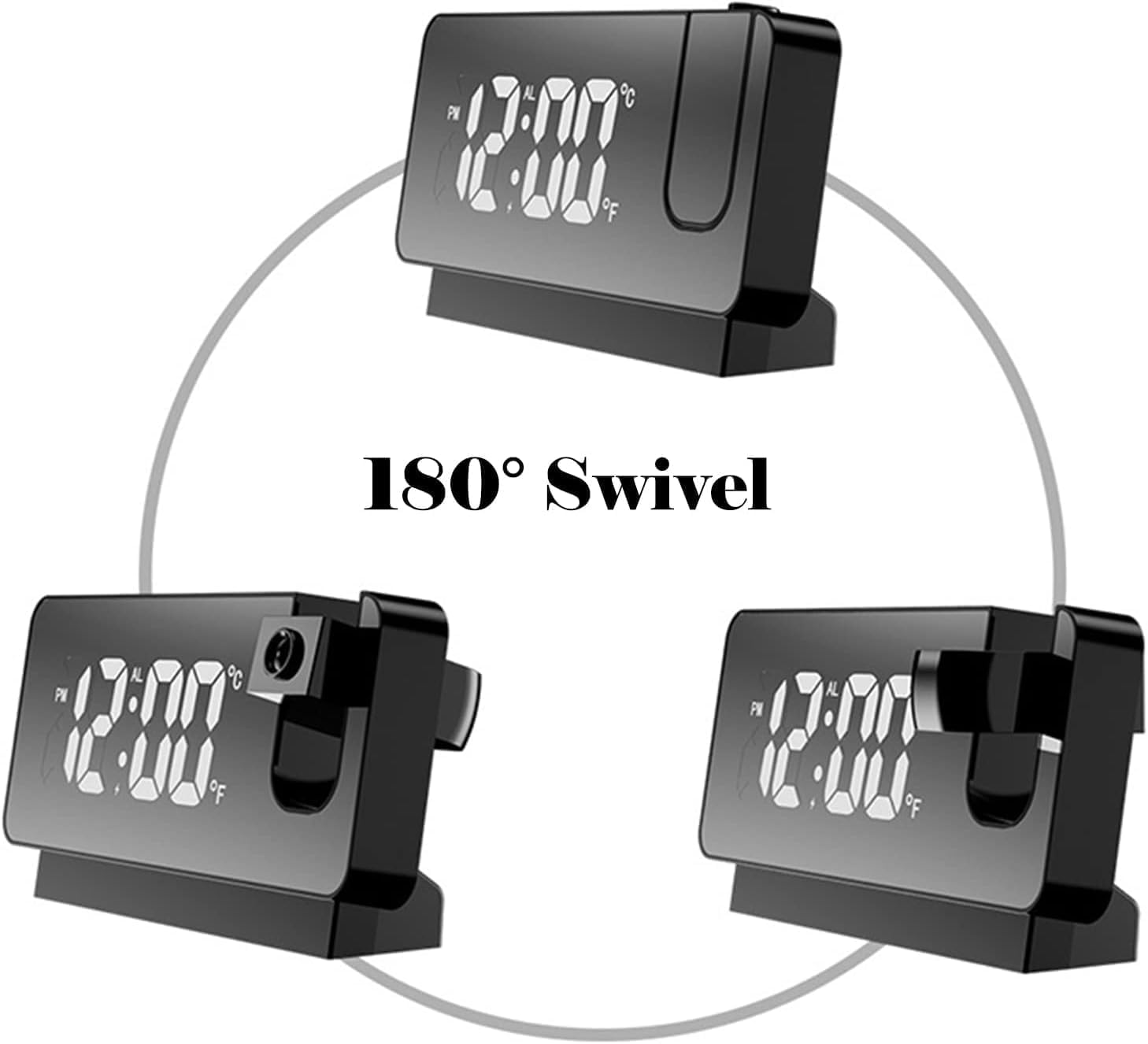 Digital Projection Alarm Clock