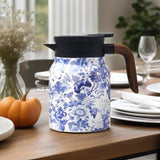 Vintage Floral Thermos with Infuser