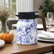 Vintage Floral Thermos with Infuser