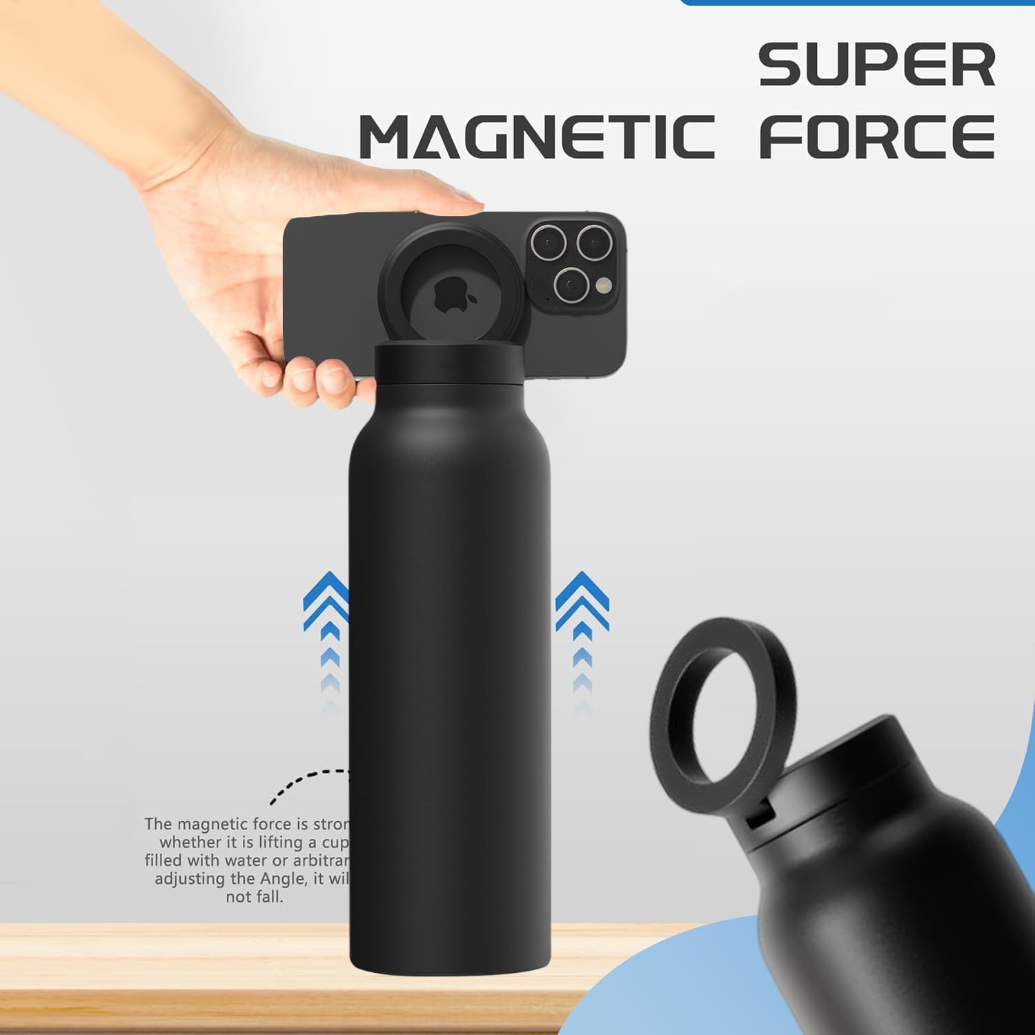 Magnetic Phone Holder Bottle