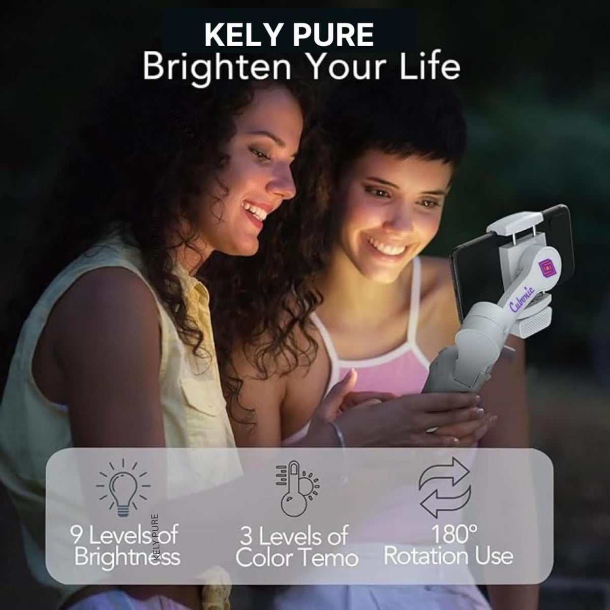 Smart Phone Gimbal with Fill Light