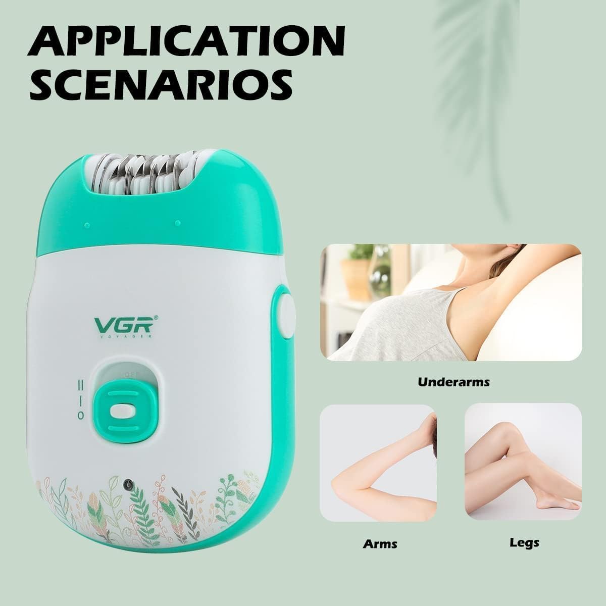 VGR V-726 Professional Ladies Epilator