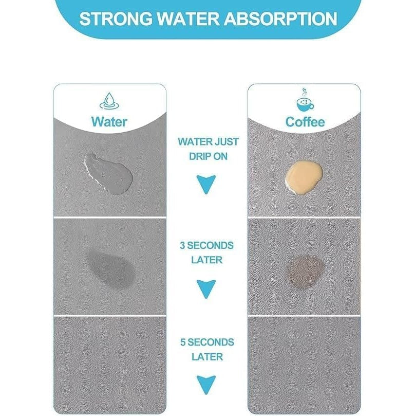 Dish Drying Mat with Plate Rack