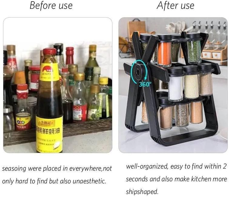 18-Jar Rotating Rack