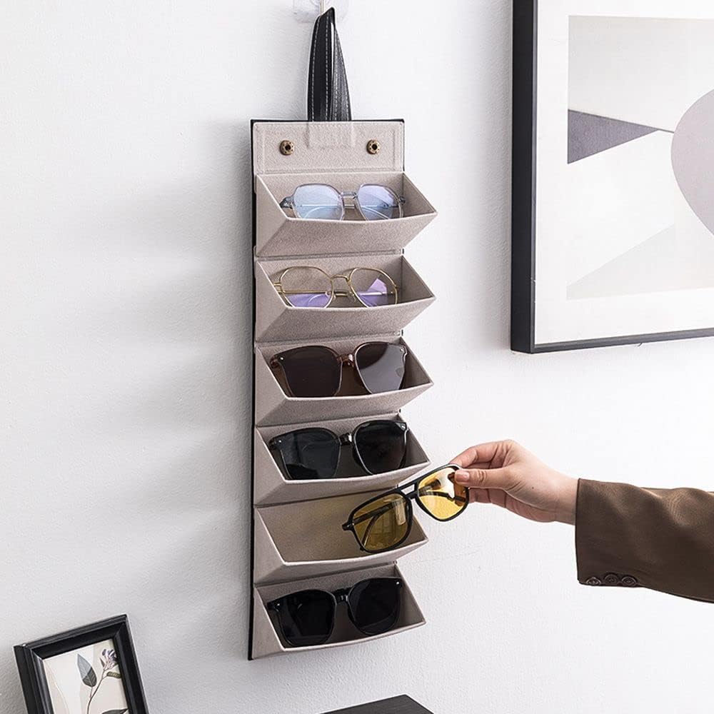 Foldable Mounted Sunglasses Organizer