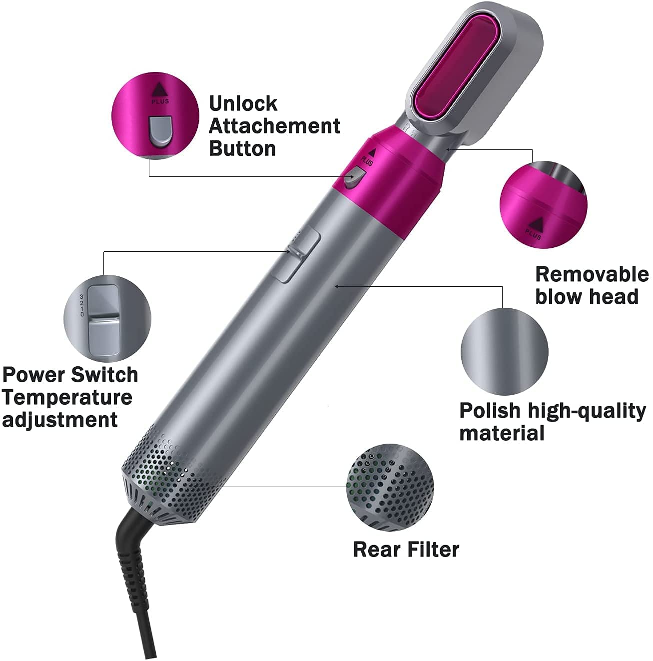 5 in 1 Hot Air Hair Styler