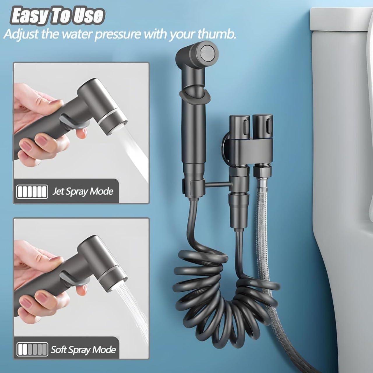 2-in-1 Shower Valve Sprayer