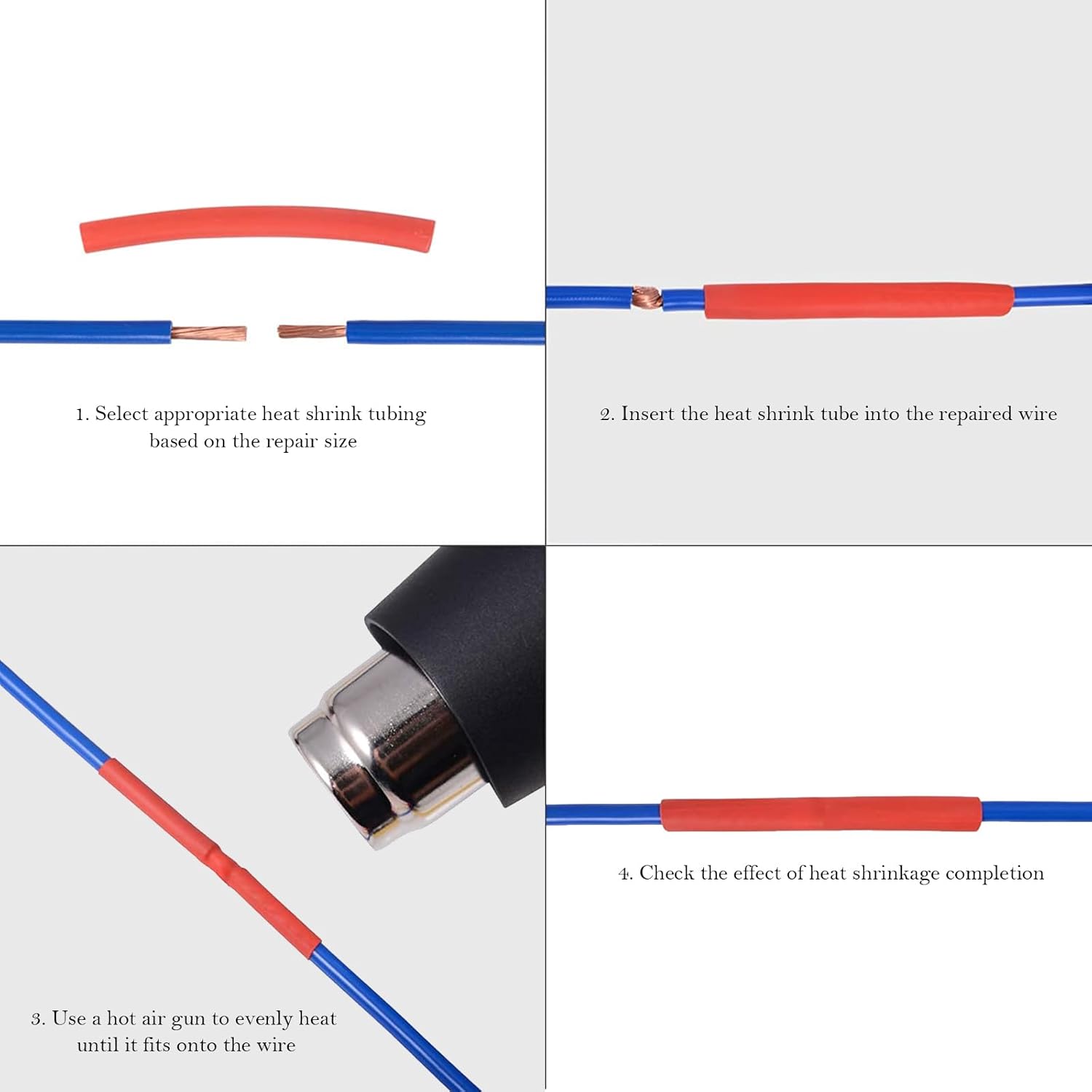 580pcs Heat Shrink Tubing Kit