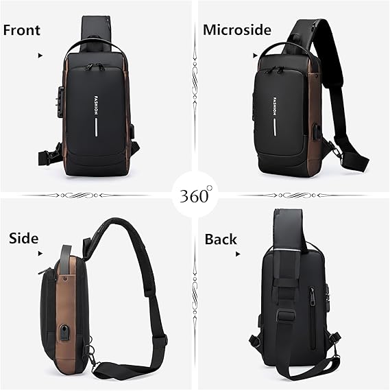 Anti-Theft Crossbody Bag