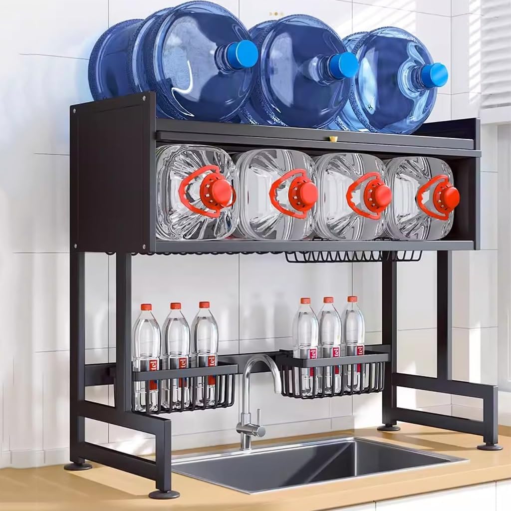 Over Sink Dish Rack and Storage Organizer