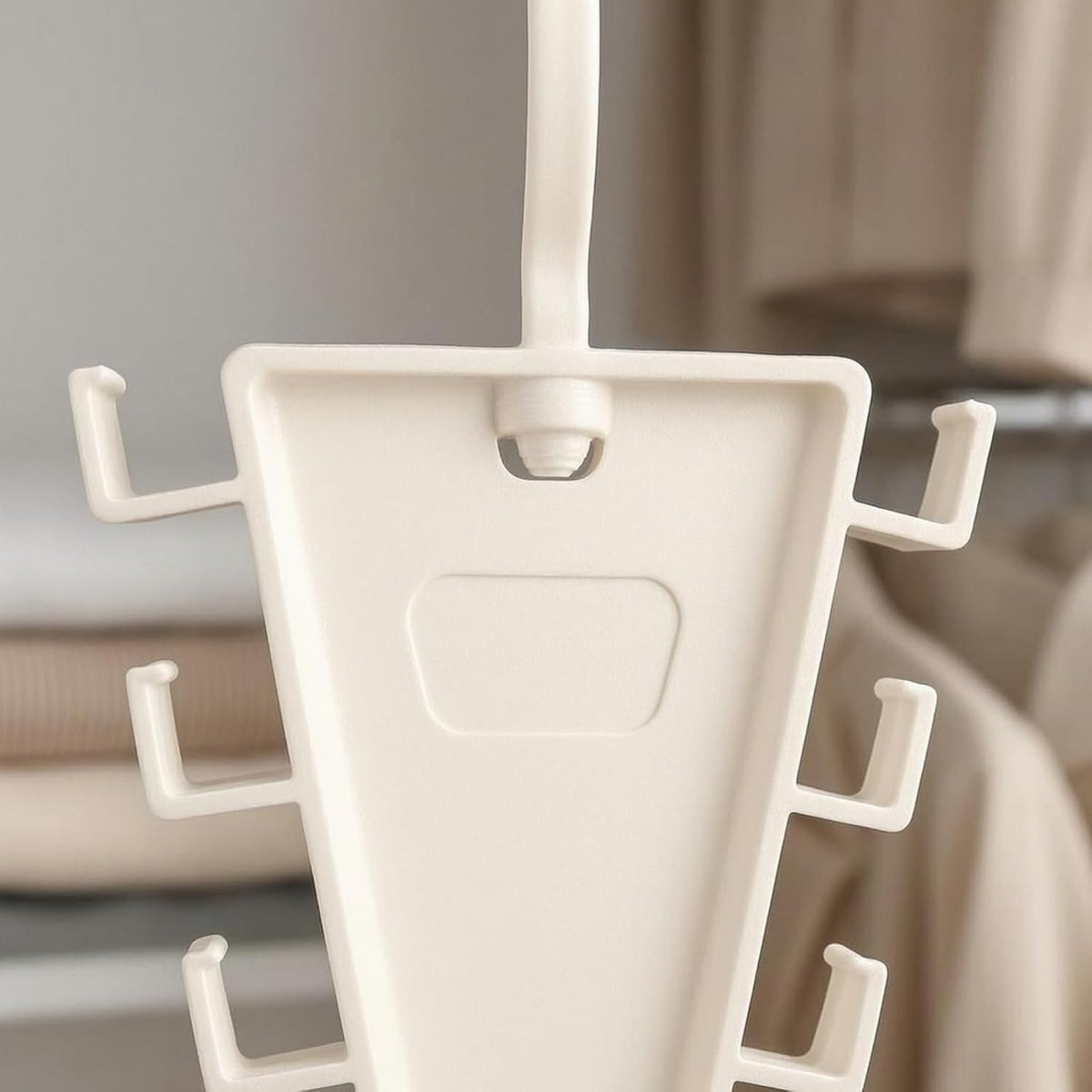 V-Shaped Wall-Mounted Clothes Hook Rack