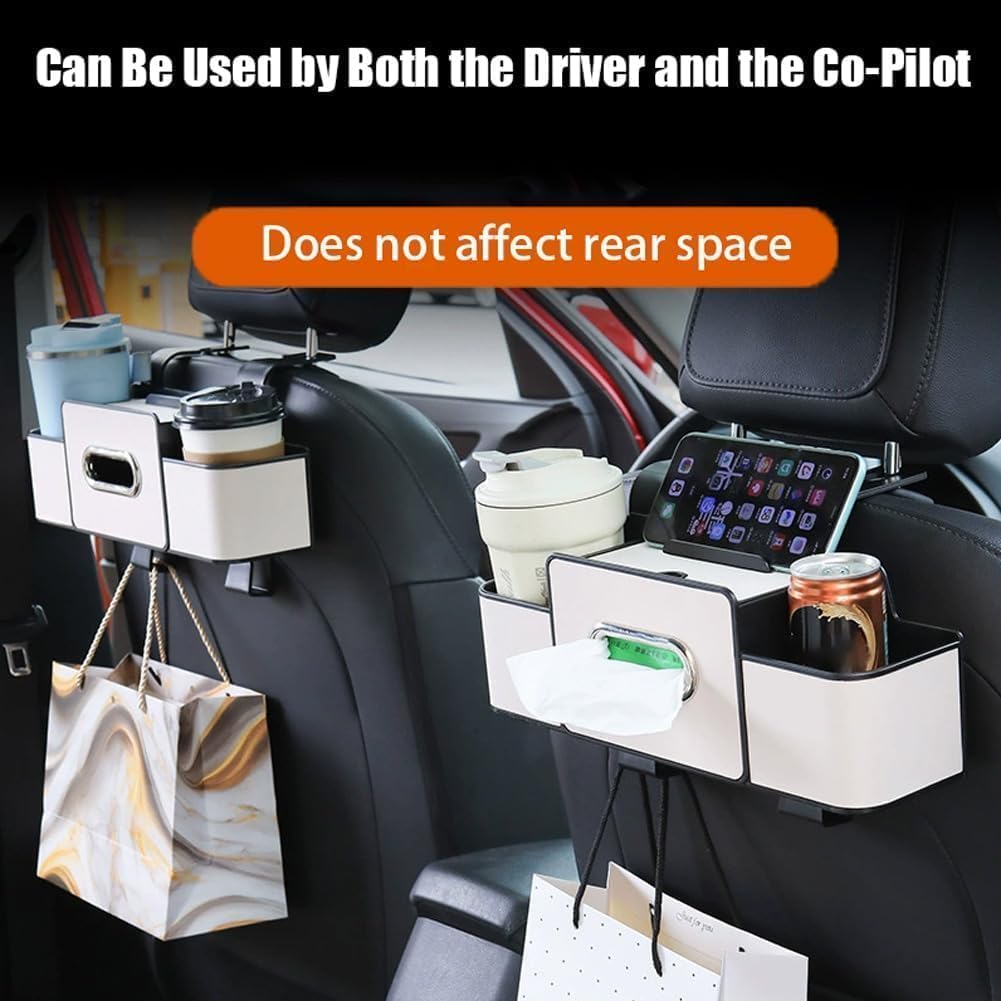 Car Seat Back Storage Box Organizer