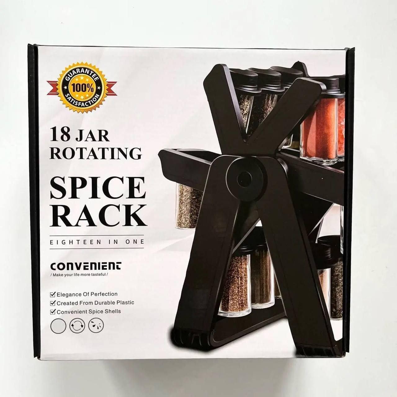 18-Jar Rotating Rack