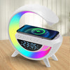 Alarm Clock RGB Lamp with Wireless Charging