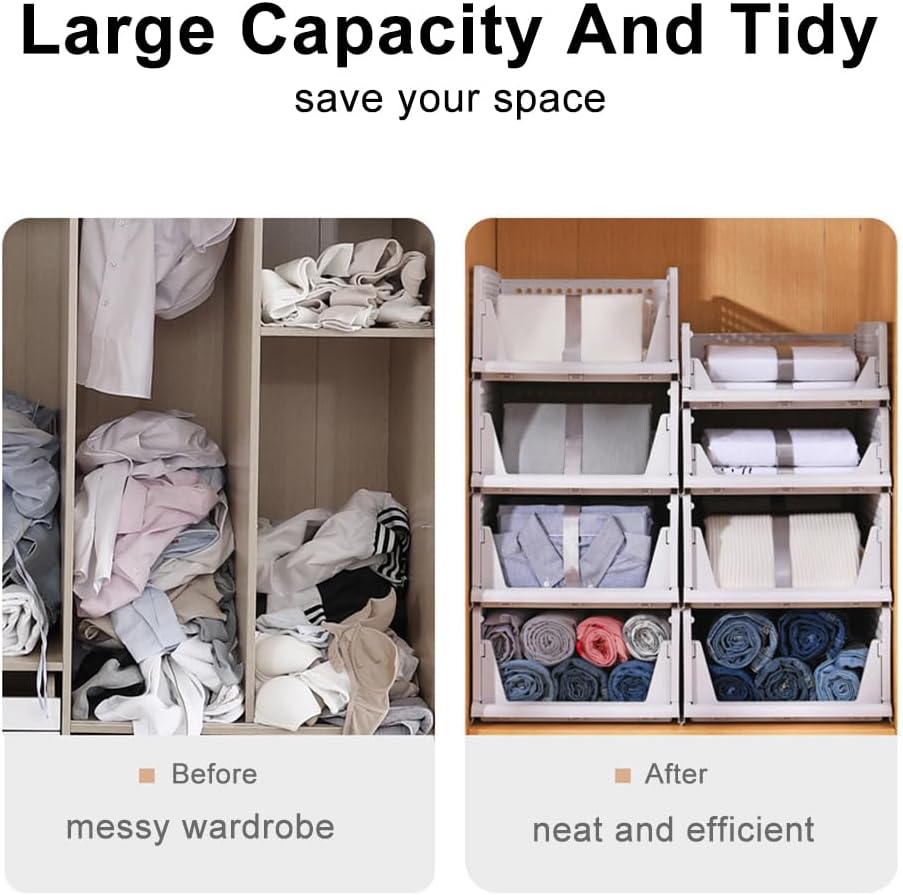 Foldable Storage Boxes (Set of 4 )