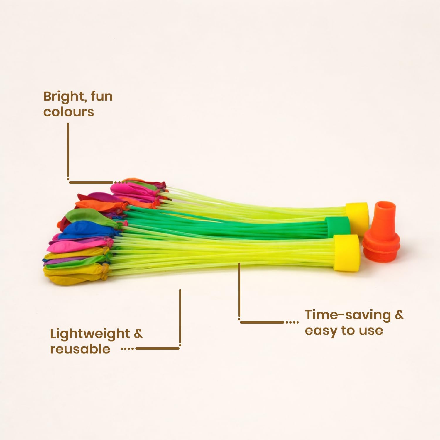 111-Pcs Quick-Fill Water Balloons