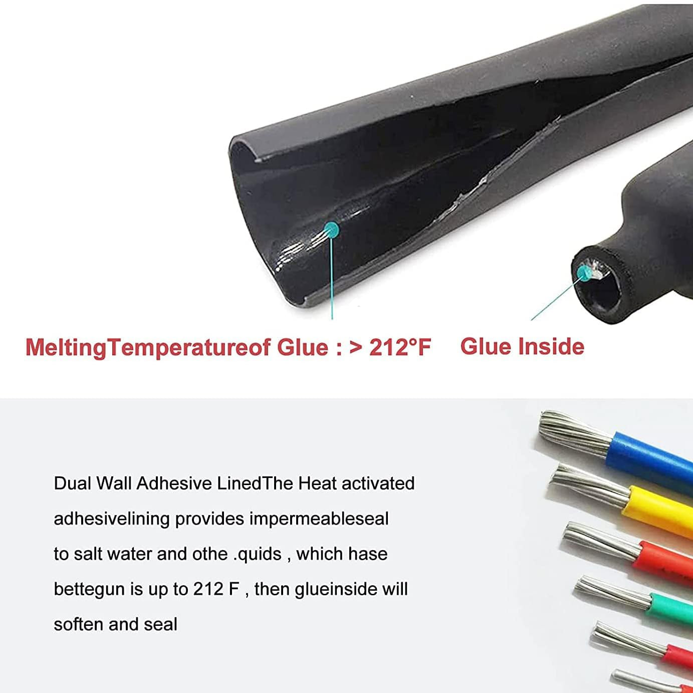 580pcs Heat Shrink Tubing Kit