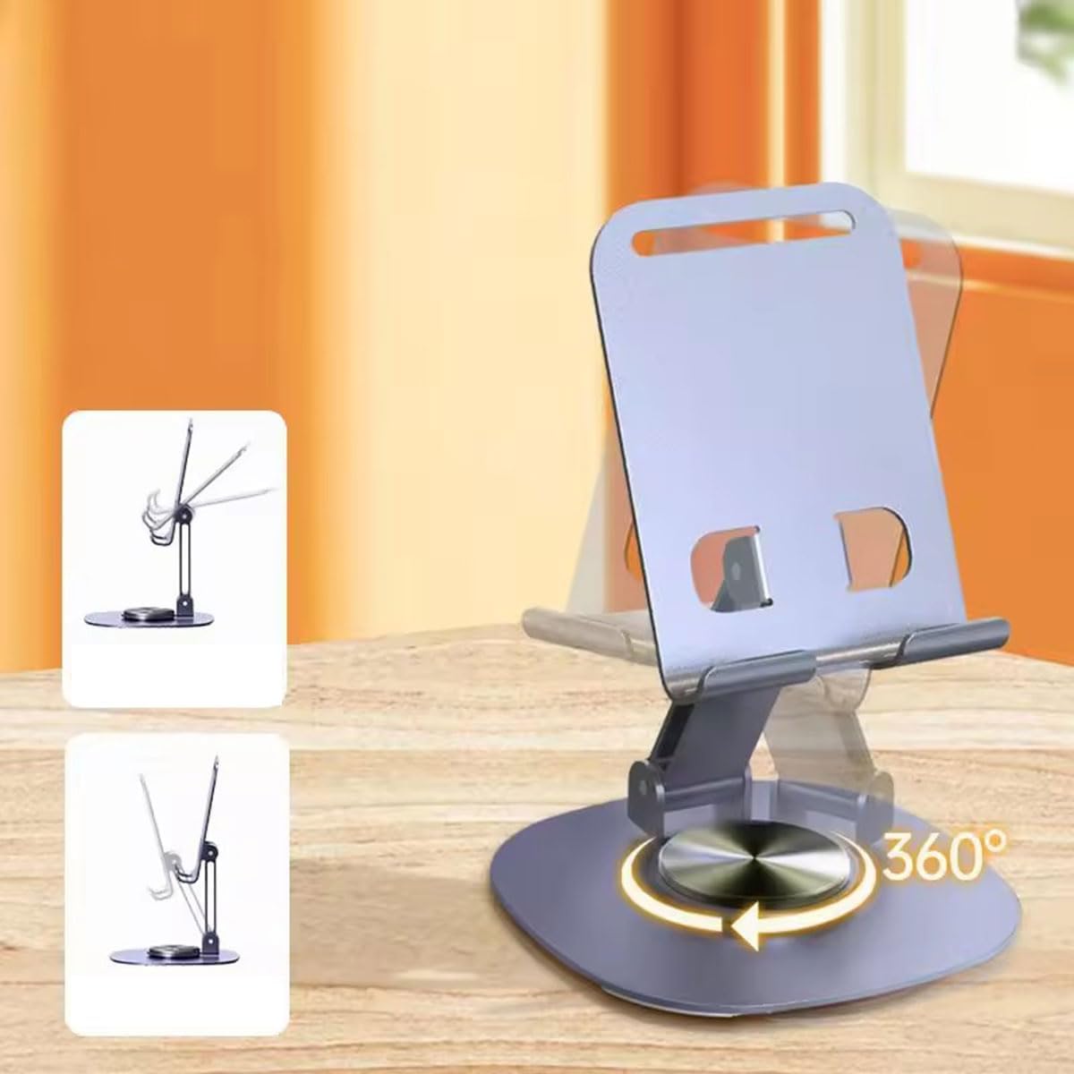 Foldable Aluminum Phone and Tablet Stand