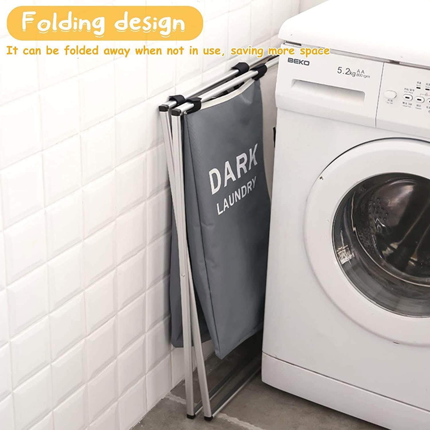 Multi-Section Laundry Basket