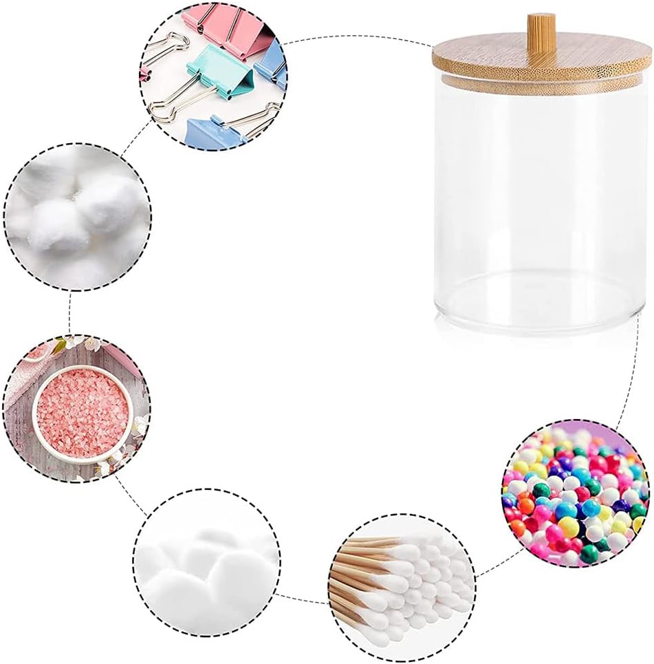 Bamboo-Lid Storage Jar