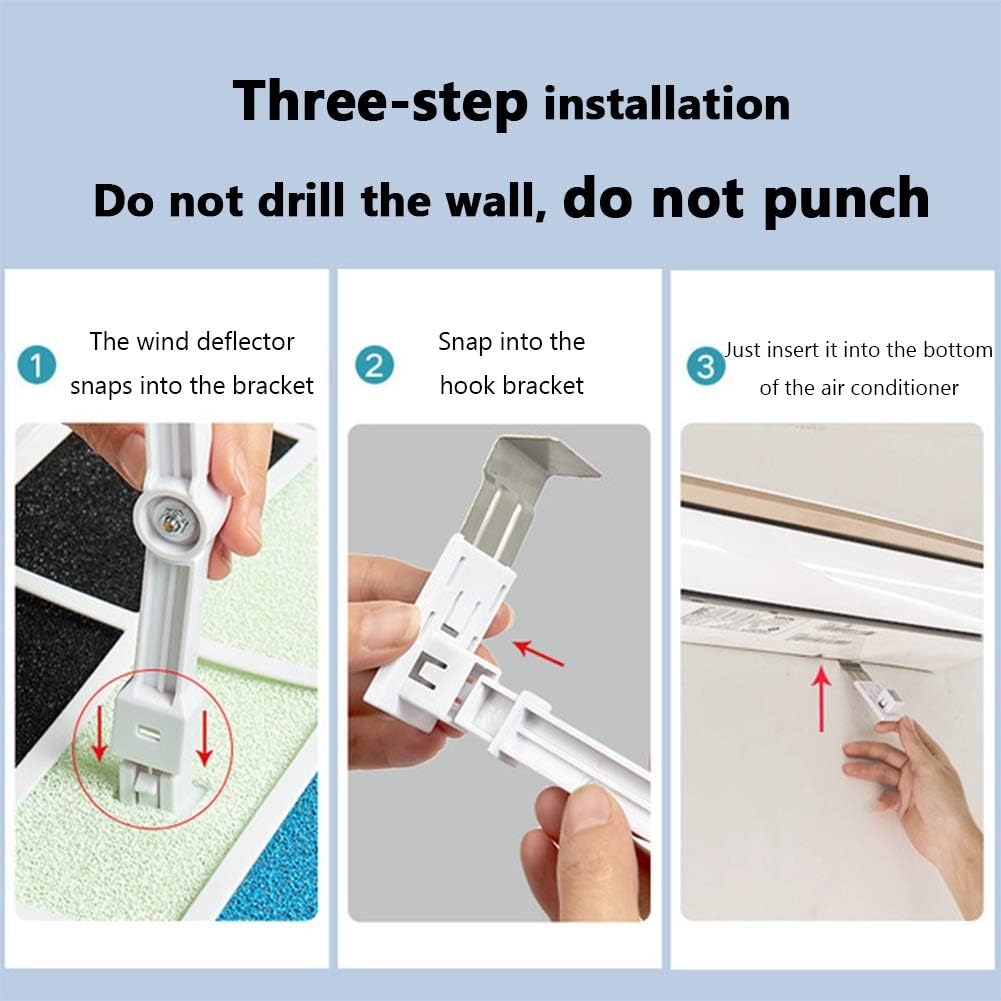Retractable AC Wind Deflector