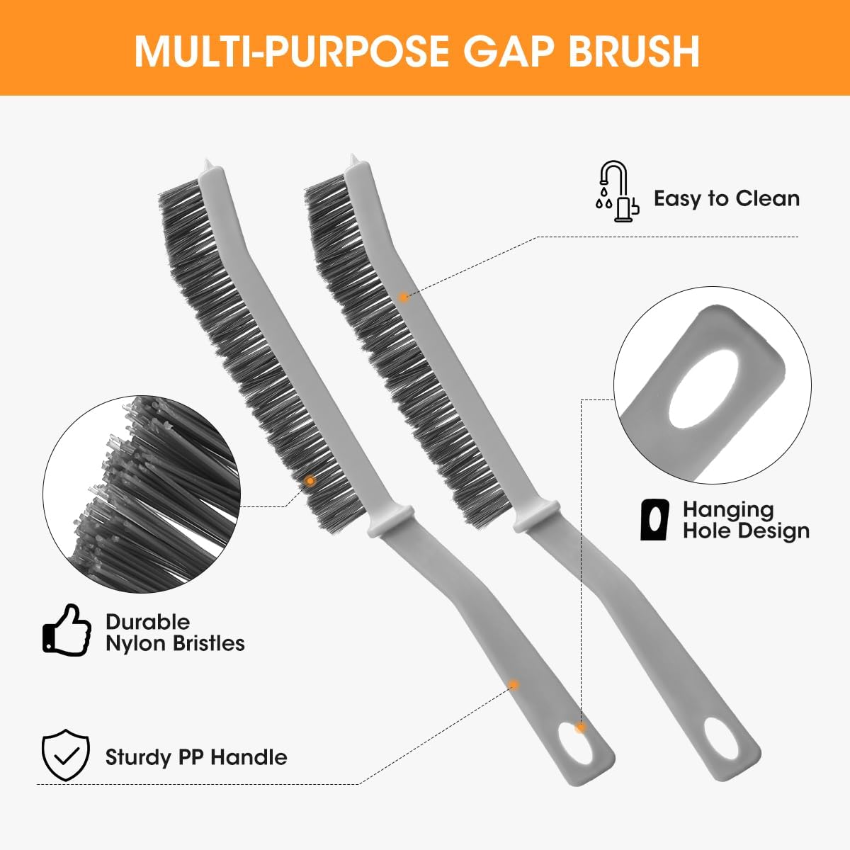 Precision Gap Cleaning Brush