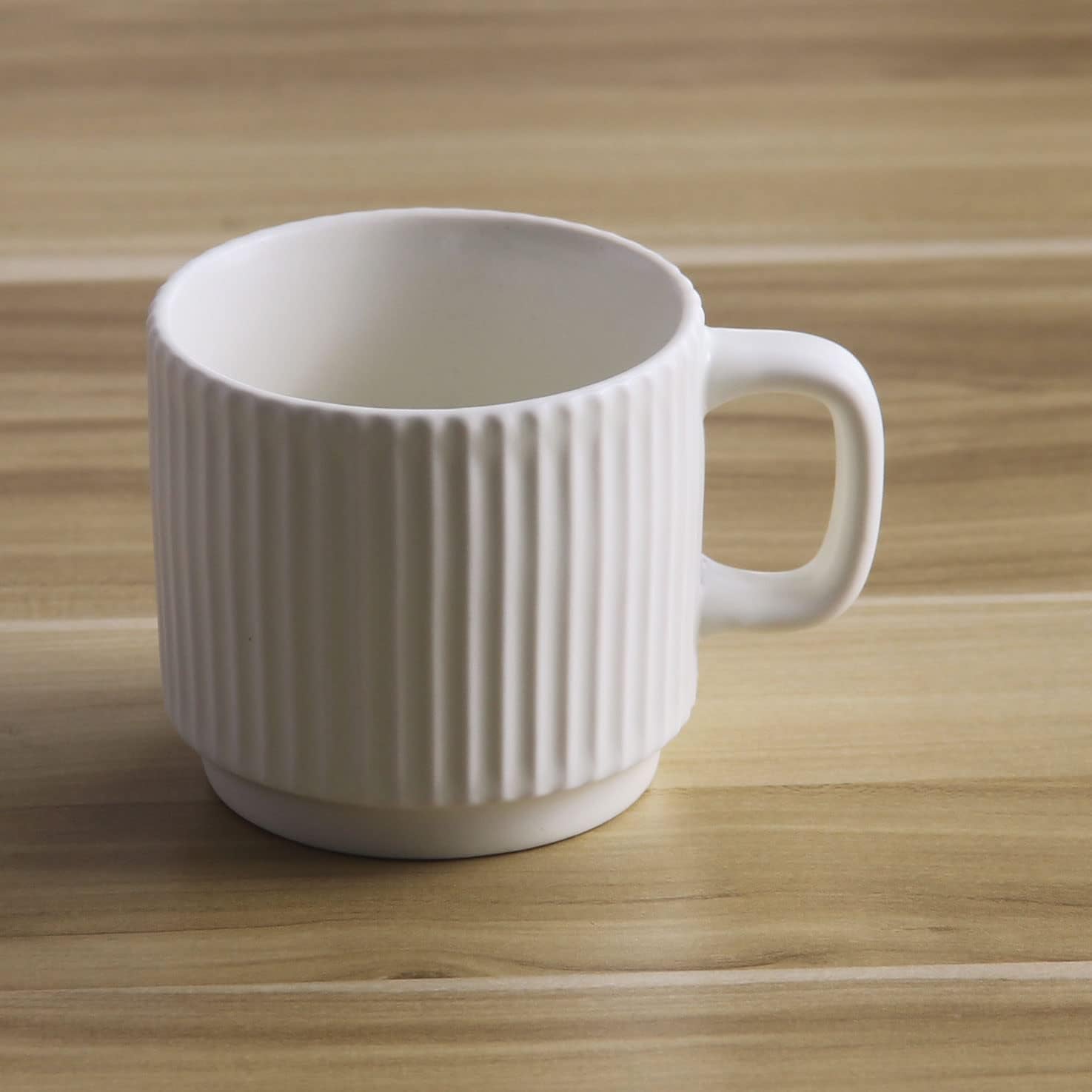 Stackable Ceramic Espresso Mugs (Set of 6)