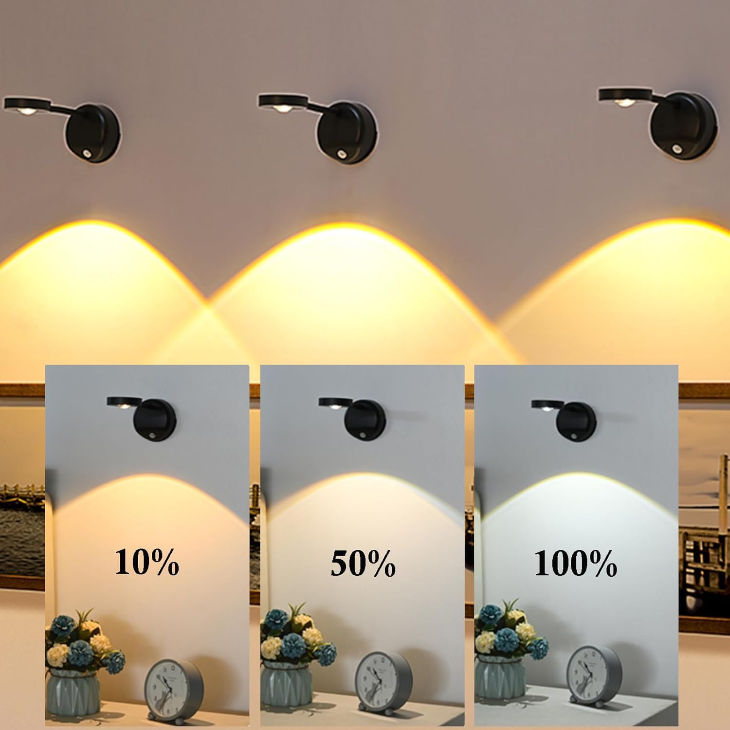 Motion Sensor Rechargeable Wall Light