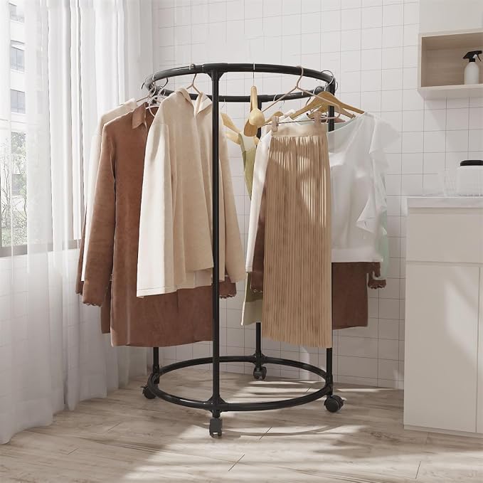 Rolling Clothes Rack