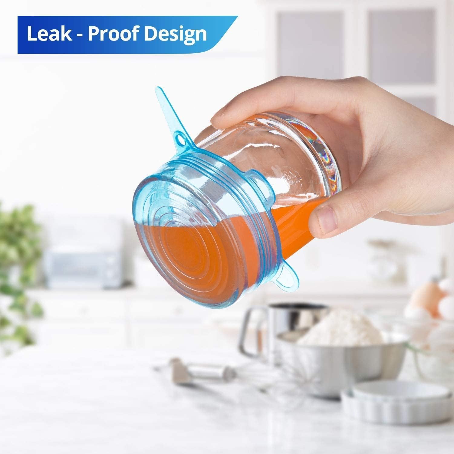 Silicone Stretch Lids (Set of 6)