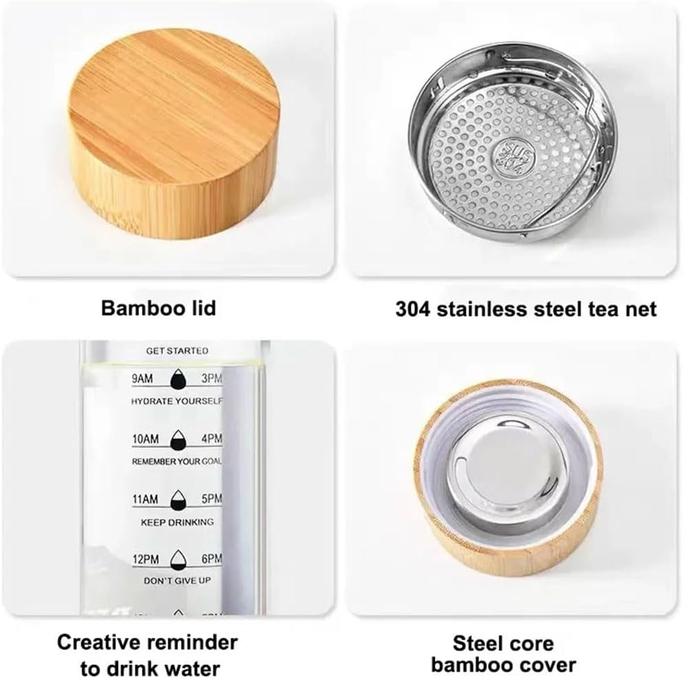 Glass Water Bottle 1000ml