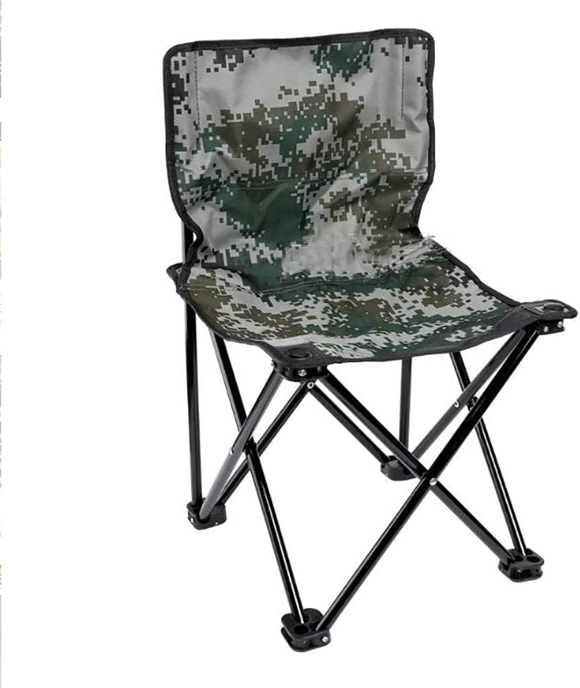 Camouflage Camp Chair with Side Pocket