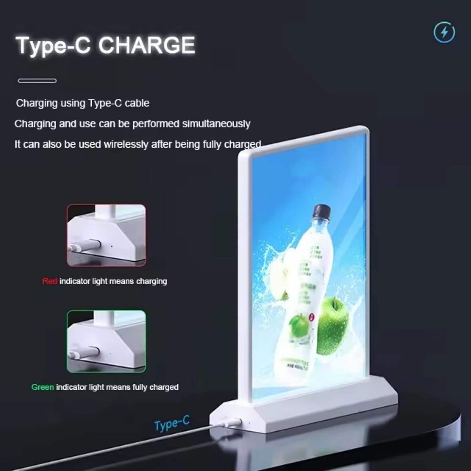 Double Sided Led Photo Frame