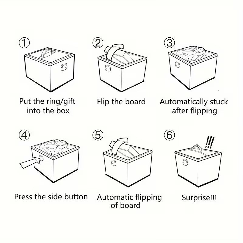 Surprise Rotating Bear Gift Box (Without Jewelry)