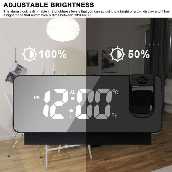 Digital Projection Alarm Clock