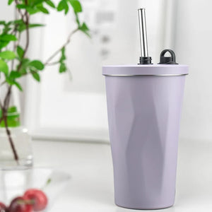 Gradient Sip Cup With Straw & Sip Lid