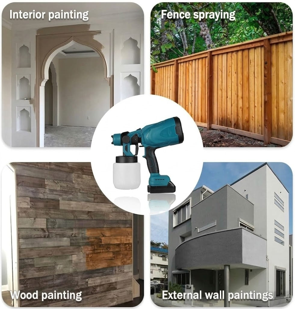 Cordless Paint Sprayer Gun