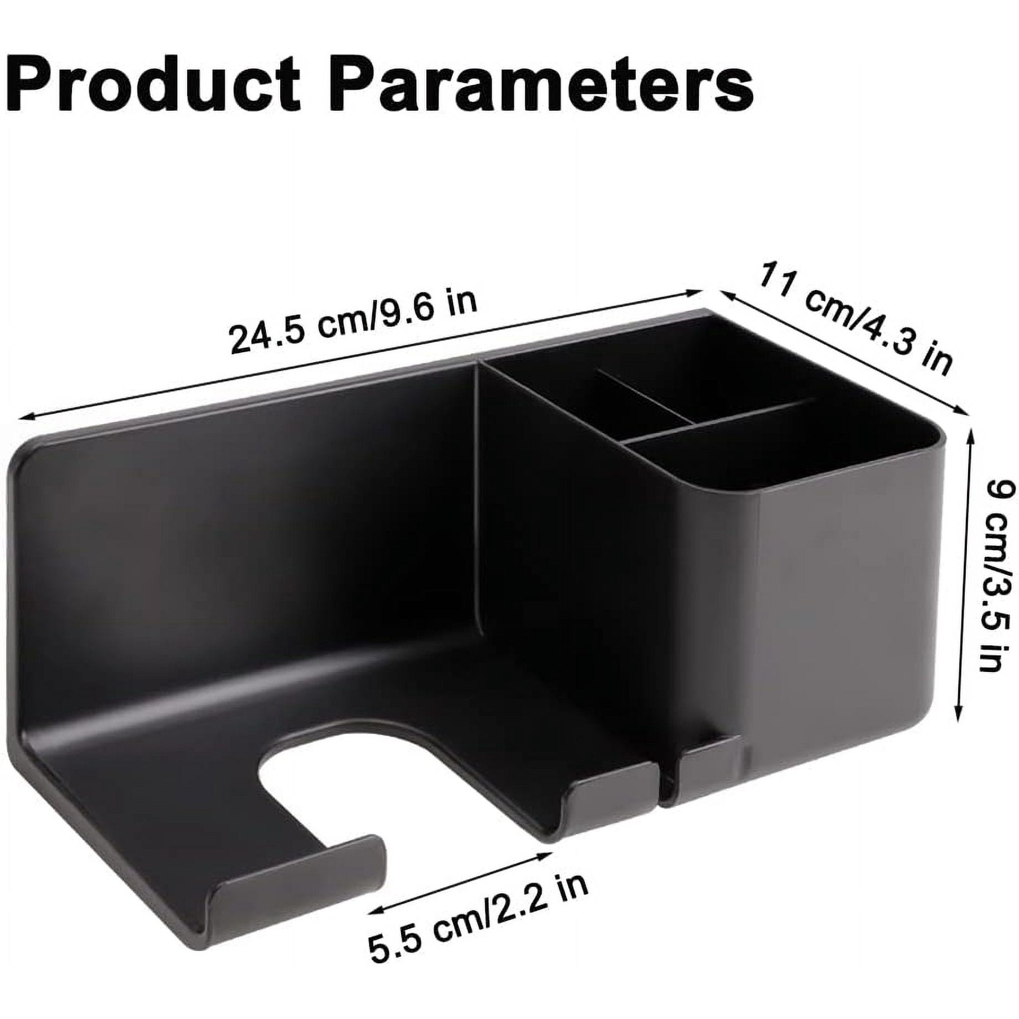 Wall-Mounted Hair Dryer Holder