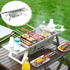 Foldable Barbecue Grill with Gloves