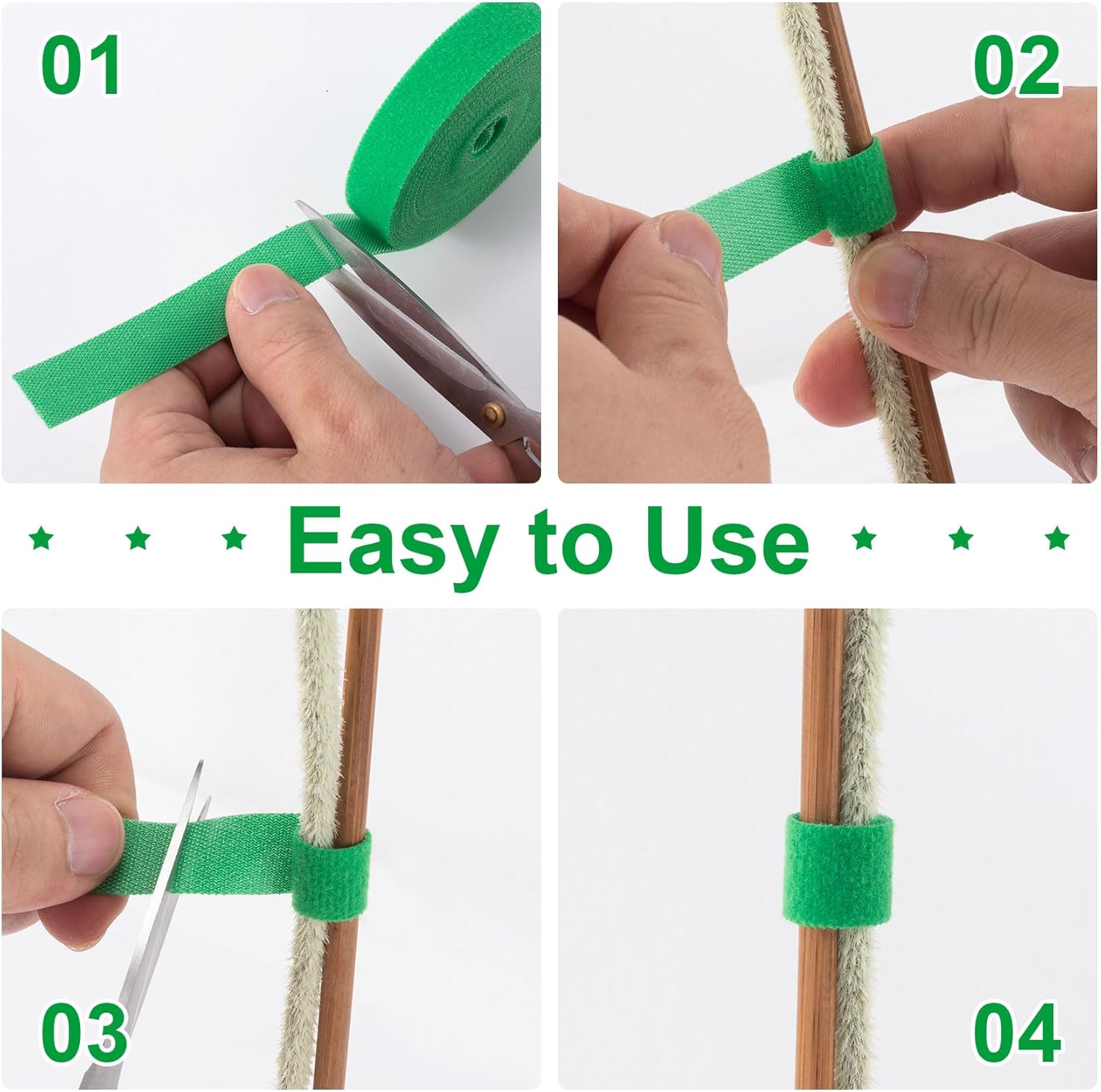 Hook & Loop Tape Set (Pack of 6 Colors)